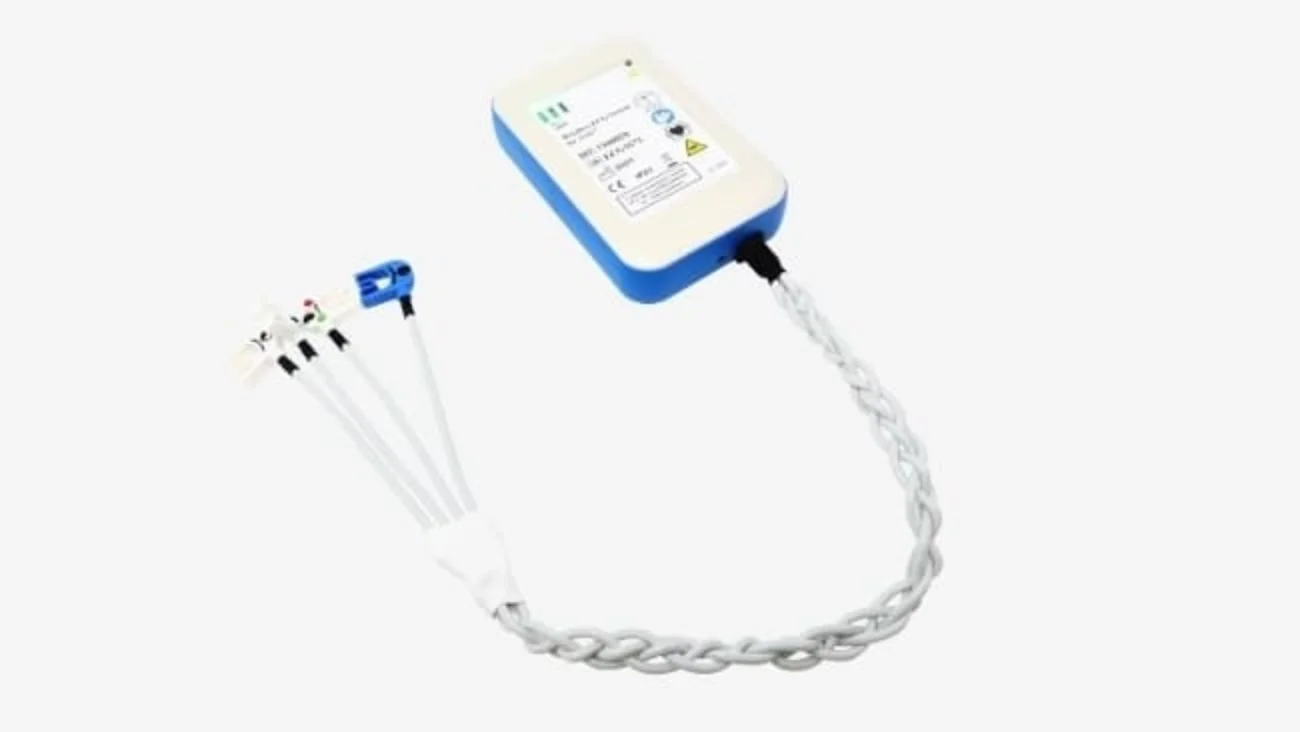 Drahtloser ekg sensor